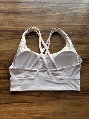 lululemon athletica Pale Pink Crisscross Back Sports Bra
